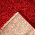 Bright Red Thick Shaggy Rug - California - Bargainia.com - 