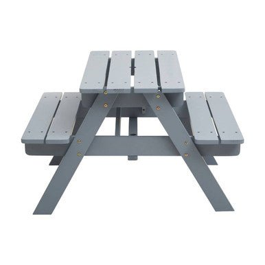 Brighton Grey Finish Wood Kids Picnic Bench - Bargainia.com - 5018705946436