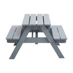 Brighton Grey Finish Wood Kids Picnic Bench - Bargainia.com - 5018705946436