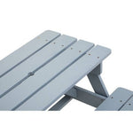 Brighton Grey Finish Wood Kids Picnic Bench - Bargainia.com - 5018705946436