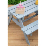 Brighton Grey Finish Wood Kids Picnic Bench - Bargainia.com - 5018705946436