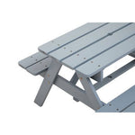 Brighton Grey Finish Wood Kids Picnic Bench - Bargainia.com - 5018705946436