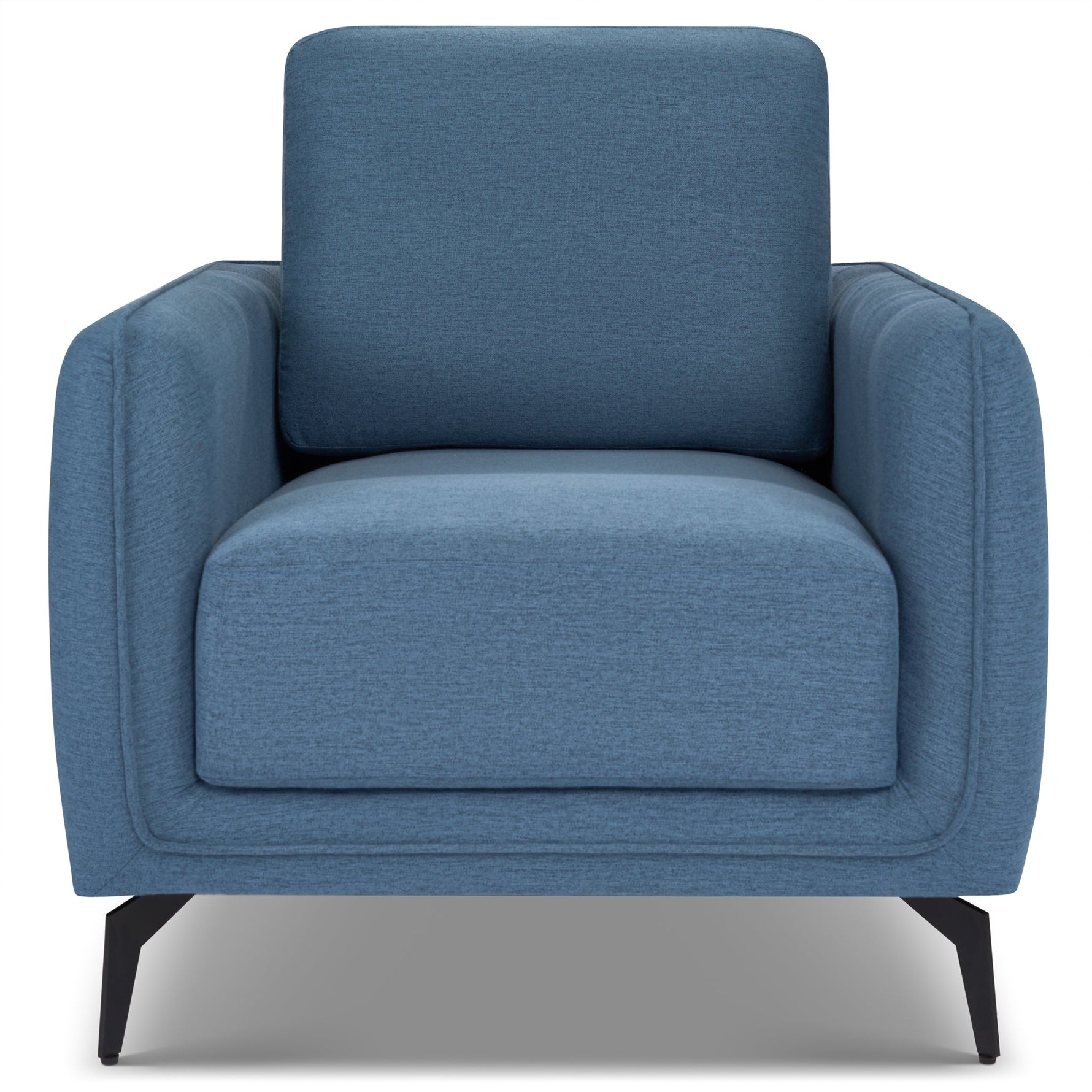 Brixton Blue Full Suite - Armchair, 2 & 3 Seater Sofa Set - Bargainia.com - 5056150285960