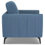 Brixton Blue Full Suite - Armchair, 2 & 3 Seater Sofa Set - Bargainia.com - 5056150285960