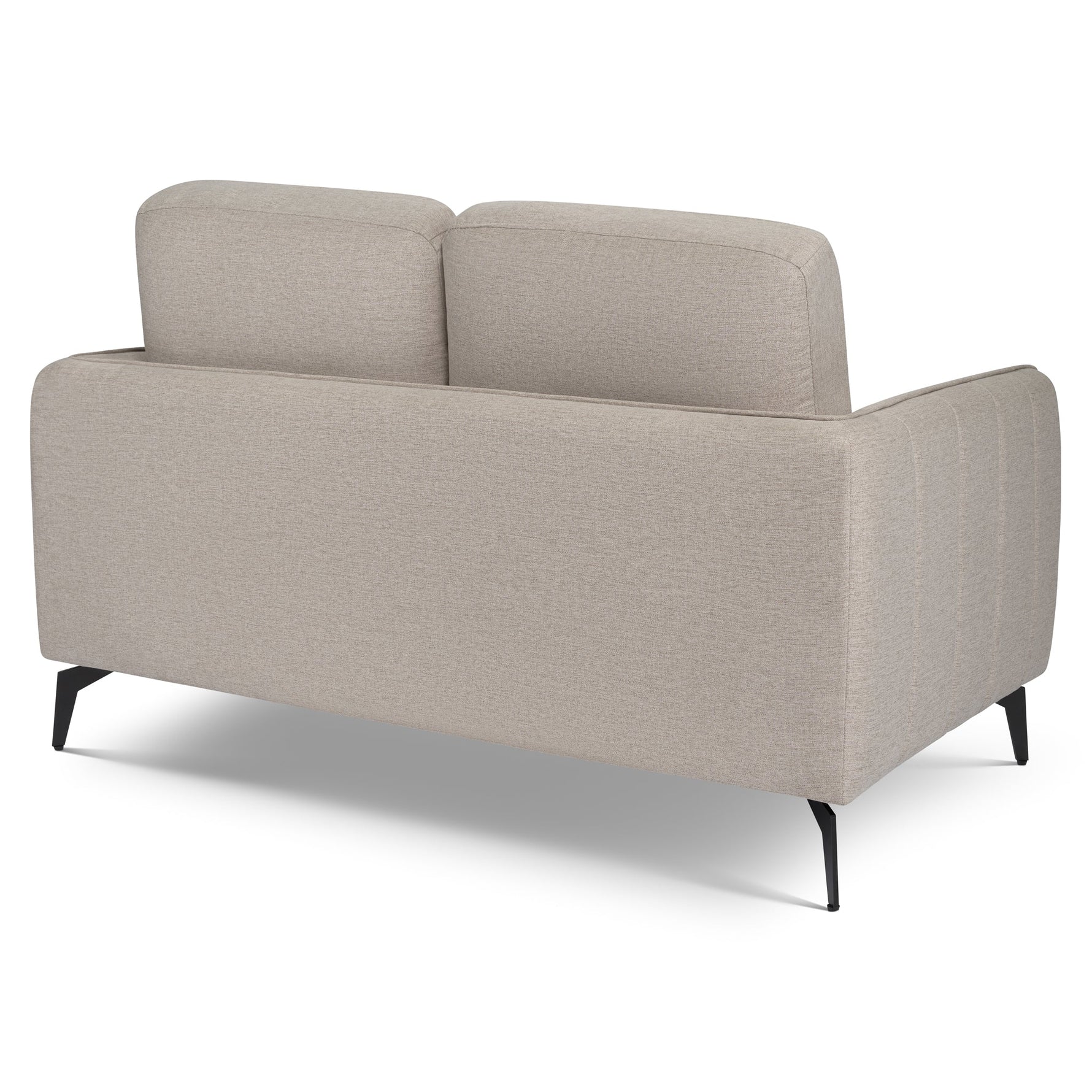 Brixton Cream 2 & 3 Seater Sofa Set - Modern Fabric Sofa Suite with Steel Legs - Bargainia.com - 5056150285908