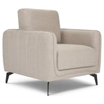 Brixton Cream Full Suite - Armchair, 2 & 3 Seater Sofa Set - Bargainia.com - 5056150285915