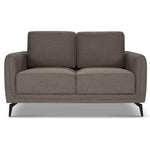 Brixton Dark Brown 2 & 3 Seater Sofa Set - Modern Fabric Sofa Suite with Steel Legs - Bargainia.com - 5056150286004
