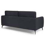 Brixton Dark Grey 2 & 3 Seater Sofa Set - Modern Fabric Sofa Suite with Steel Legs - Bargainia.com - 5056150286059