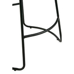 Brixton Faux Leather Bar Stool with Metal Legs - Bargainia.com - 5018705427638