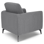 Brixton Grey Full Suite - Armchair, 2 & 3 Seater Sofa Set - Bargainia.com - 5056150286165