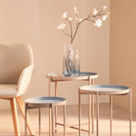 Brock Small Blue Ombre Glass Vase - Bargainia.com - 5018705942841