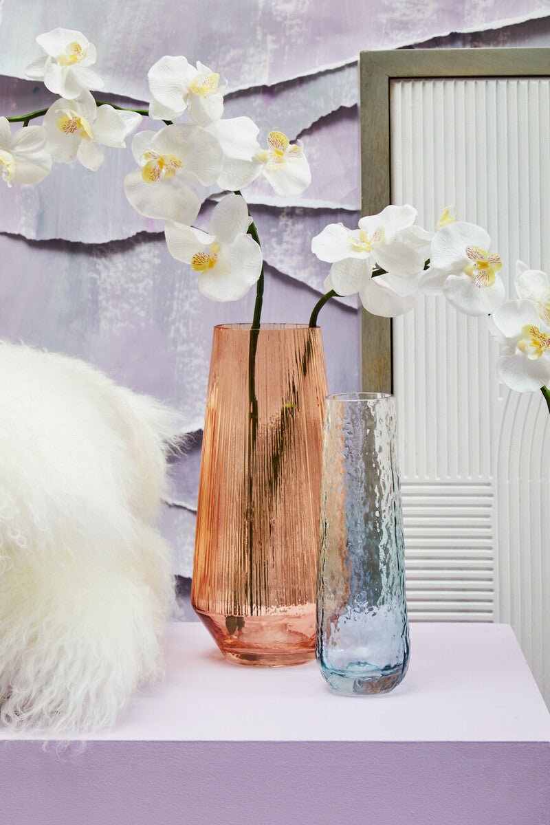 Brock Small Blue Ombre Glass Vase - Bargainia.com - 5018705942841