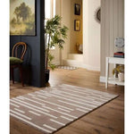 Broken Stripe Wool Rug - Bargainia.com - 