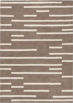 Broken Stripe Wool Rug - Bargainia.com - 