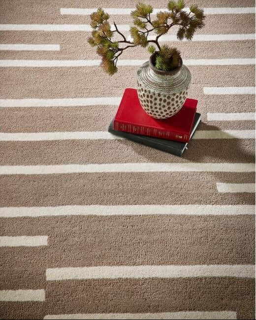Broken Stripe Wool Rug - Bargainia.com - 