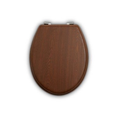 Brooks Dark Oak Toilet Seat - Bargainia.com - 5018705967349