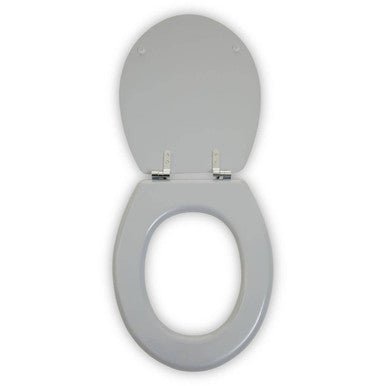 Brooks Grey Panel Effect Toilet Seat - Bargainia.com - 5018705967325