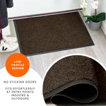 Brown Candy Non - Slip Heavy Duty Barrier Door Mat - Assorted Sizes - Bargainia.com - 
