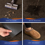 Brown Candy Non - Slip Heavy Duty Barrier Door Mat - Assorted Sizes - Bargainia.com - 