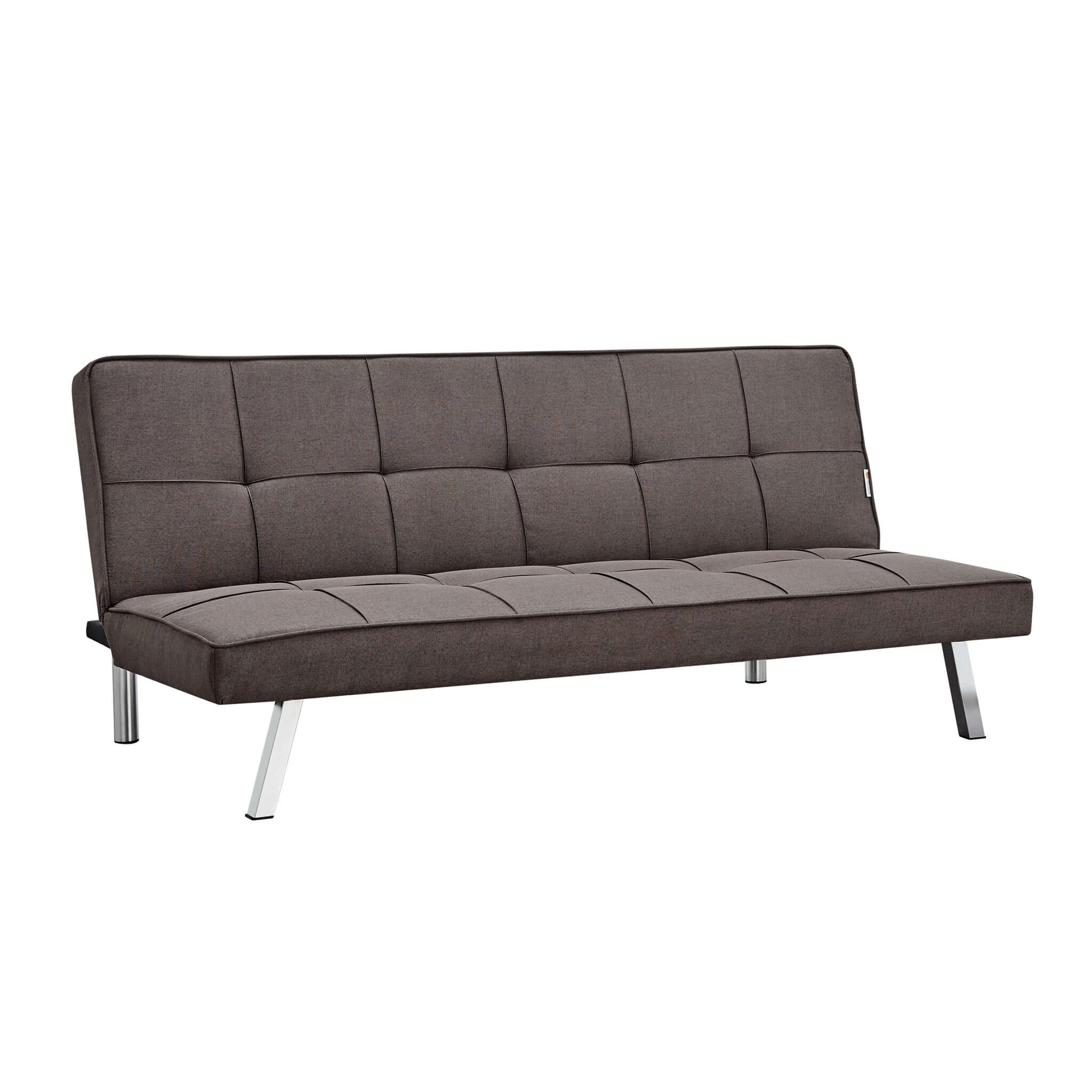 Brown Click Clack 3 Seater Sofa Bed- Britney Bargainia