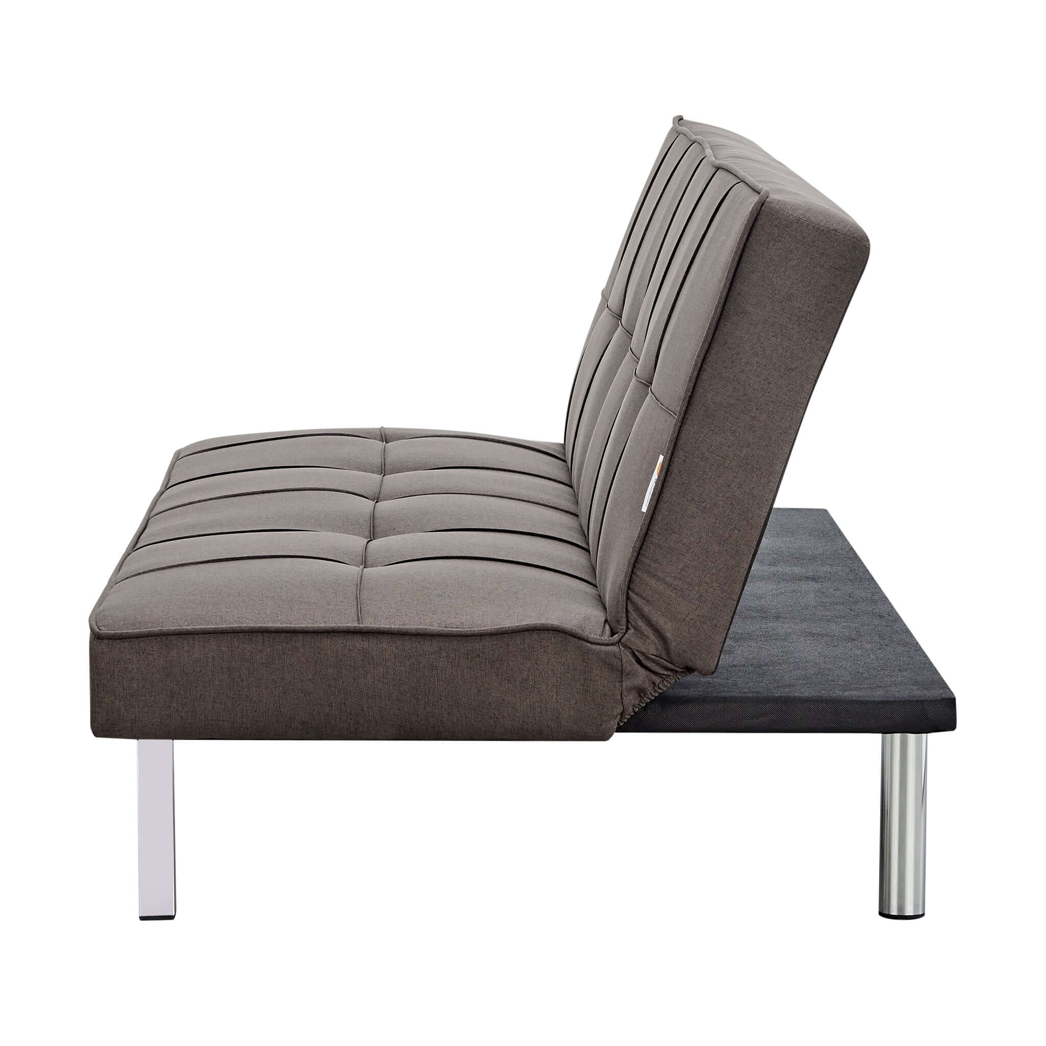 Brown Click Clack 3 Seater Sofa Bed- Britney Bargainia