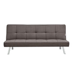 Brown Click Clack 3 Seater Sofa Bed - Britney - Bargainia.com - 