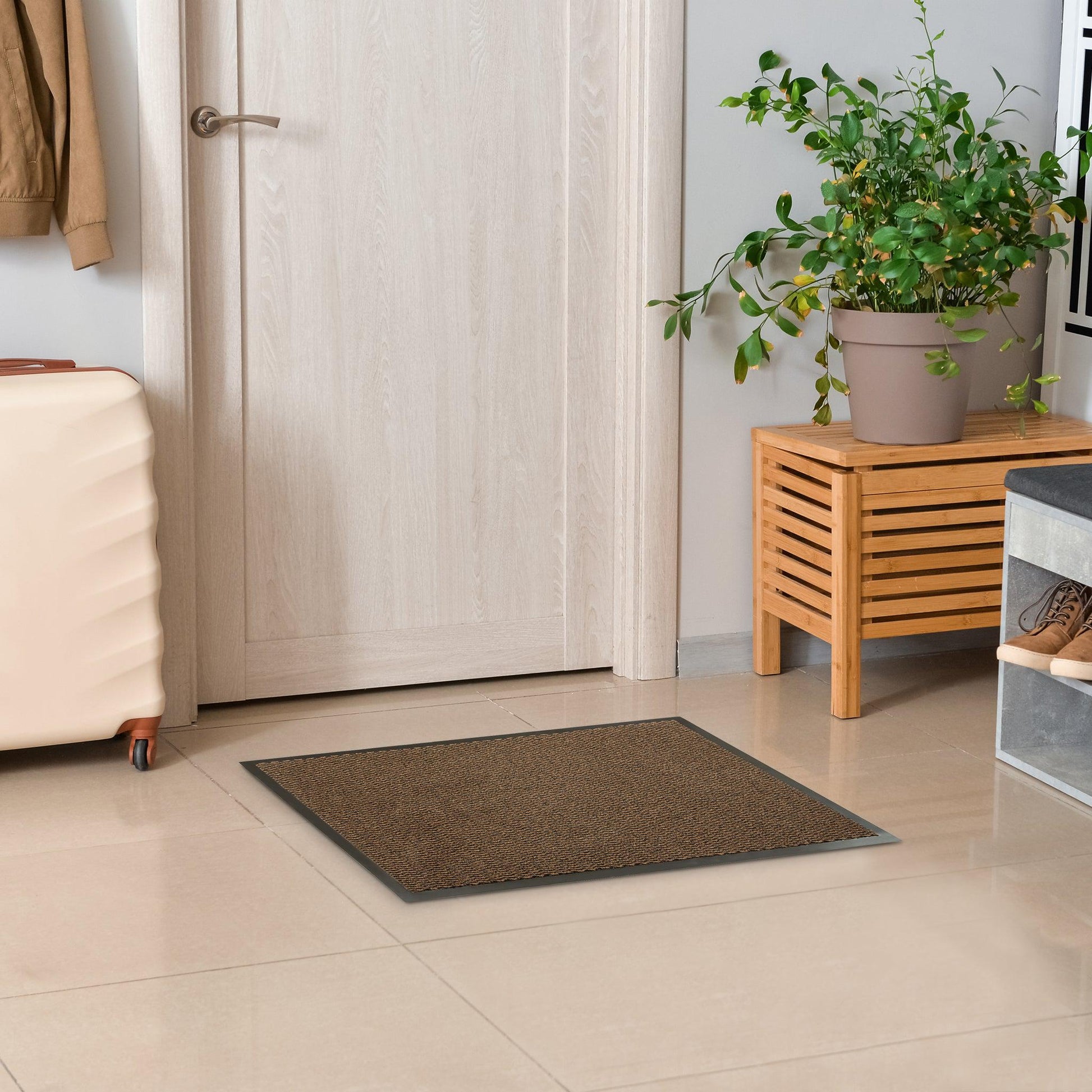 Brown DSM Non Slip Hardwearing Barrier Mat Doormat - Assorted Sizes - Bargainia.com - 5056150230083 - DM-DSM-BN-4060