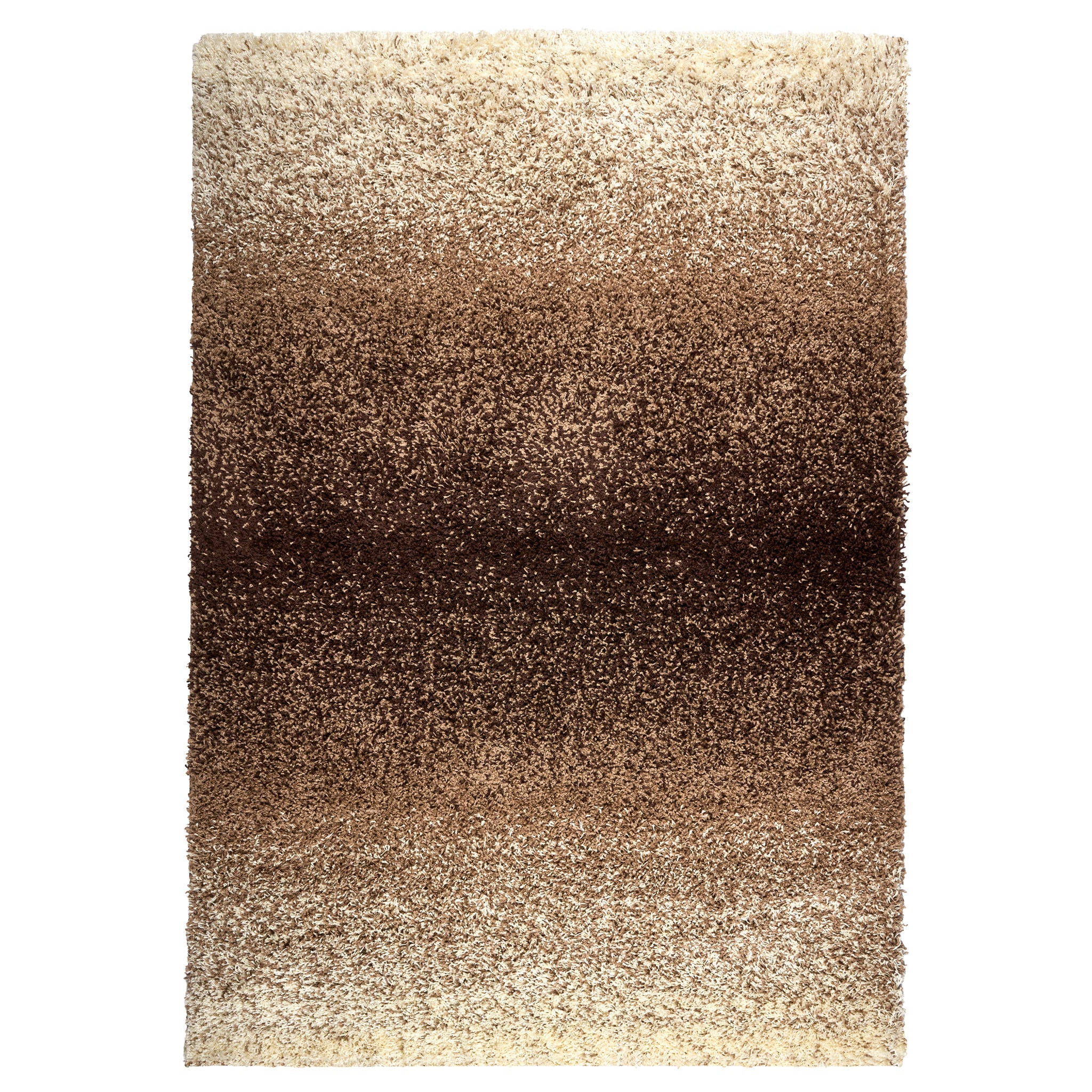 Brown Ombre Blend Thick Shaggy Rug - California Rugs Rug Masters