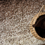 Brown Ombre Blend Thick Shaggy Rug - California - Bargainia.com - 