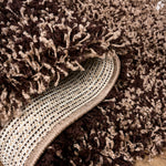 Brown Ombre Blend Thick Shaggy Rug - California - Bargainia.com - 