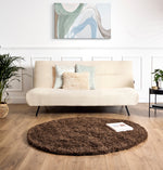 Brown Thick Shaggy Rug - California - Bargainia.com - 