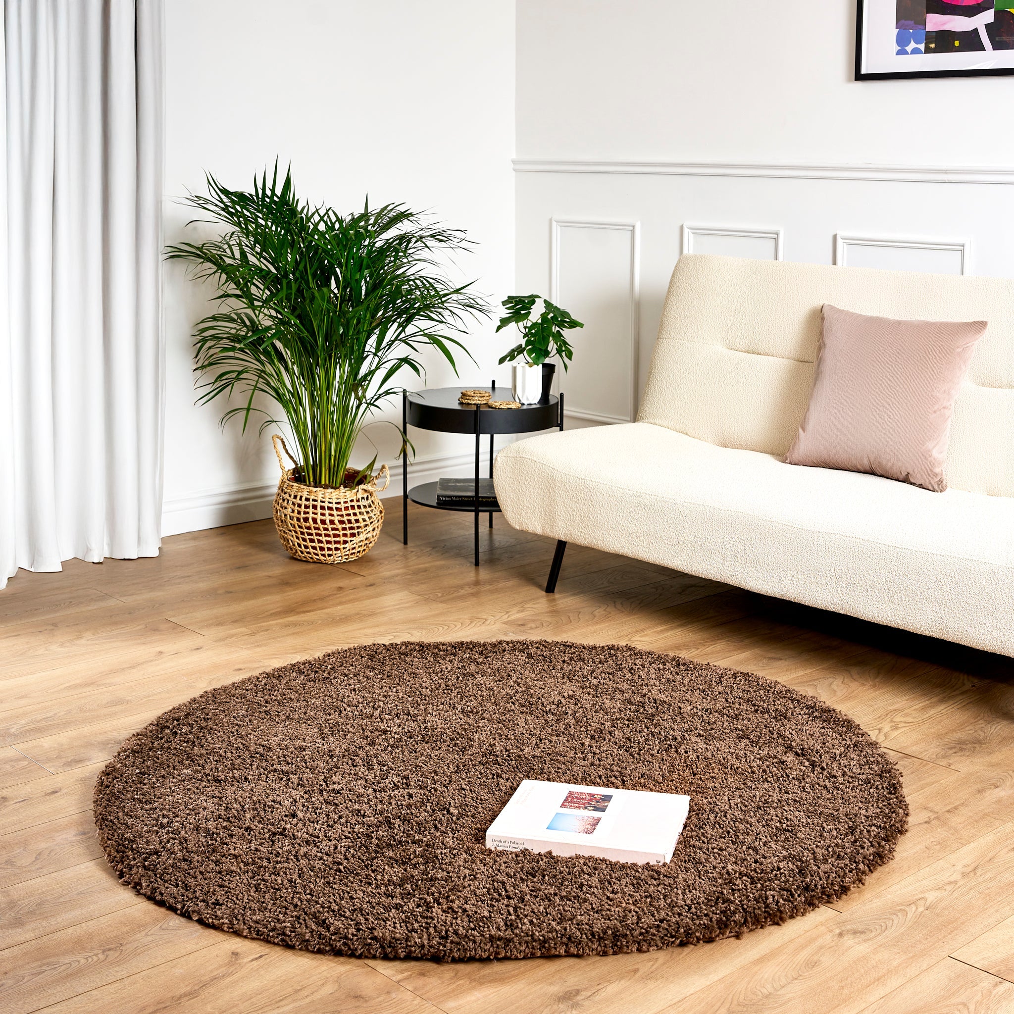 Brown Thick Shaggy Rug - California Rugs Rug Masters