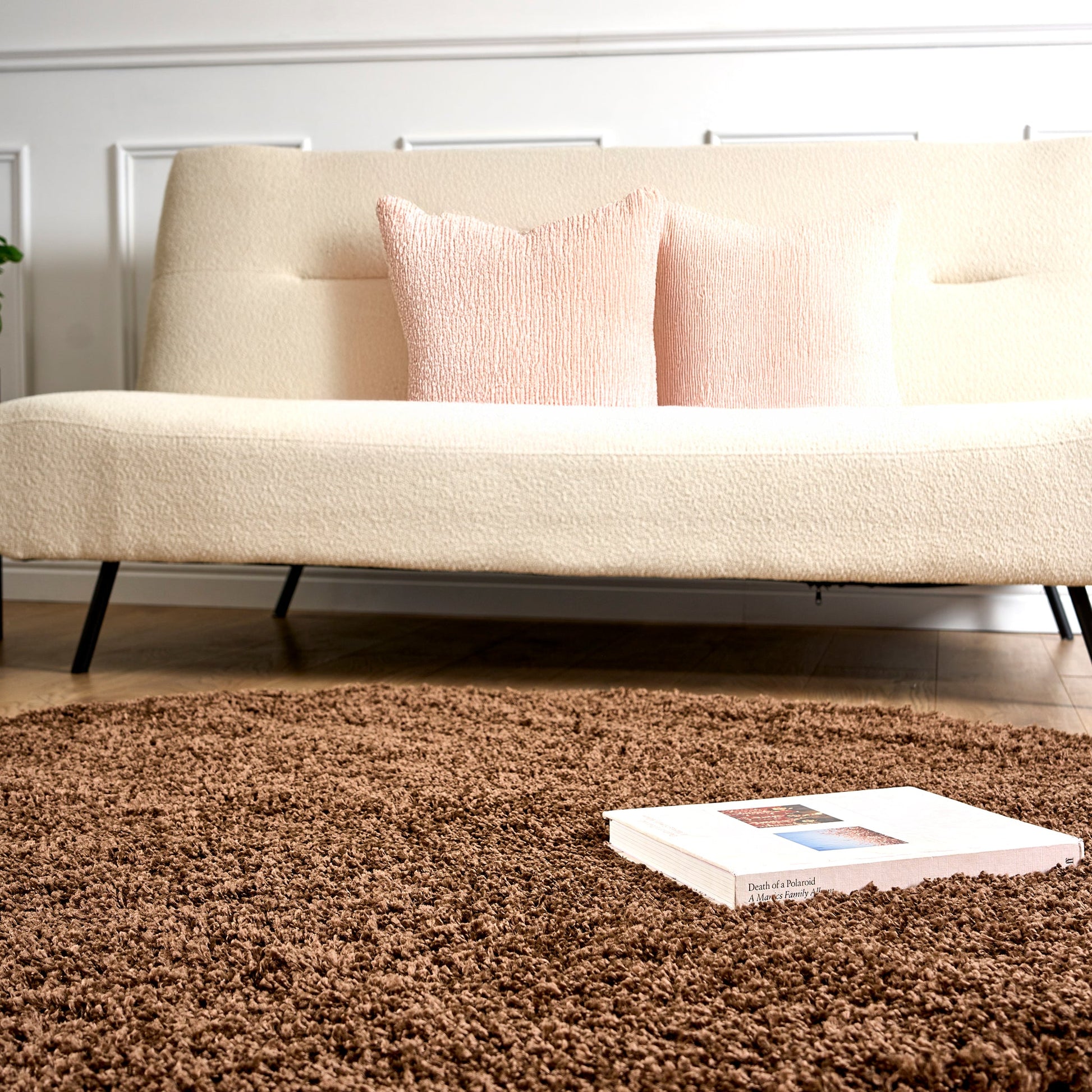 Brown Thick Shaggy Rug - California Rugs Rug Masters