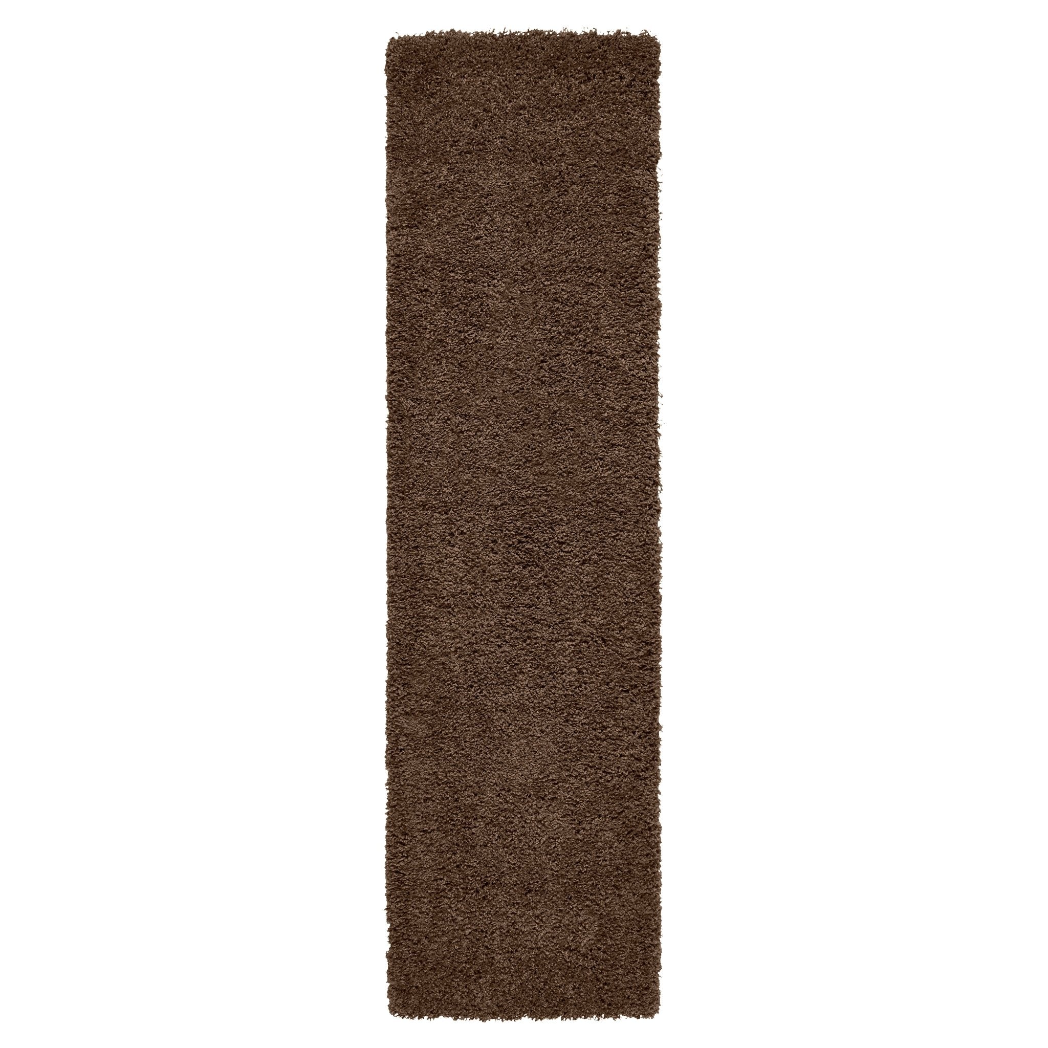 Brown Thick Shaggy Rug - California Rugs Rug Masters