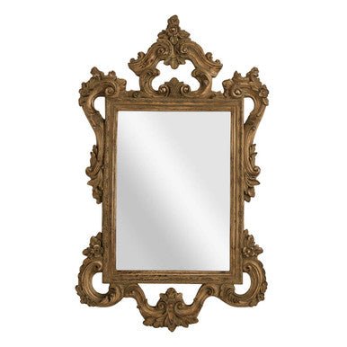 Brussels Baroque Style Antique Finish Wall Mirror - Bargainia.com - 5018705774855