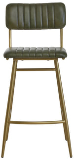 Buffalo Green Leather Bar Chair - Bargainia.com - 5018705992761