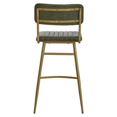Buffalo Green Leather Bar Chair - Bargainia.com - 5018705992761