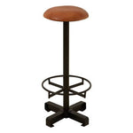 Buffalo Light Brown Leather Bar Stool - Bargainia.com - 5018705395920