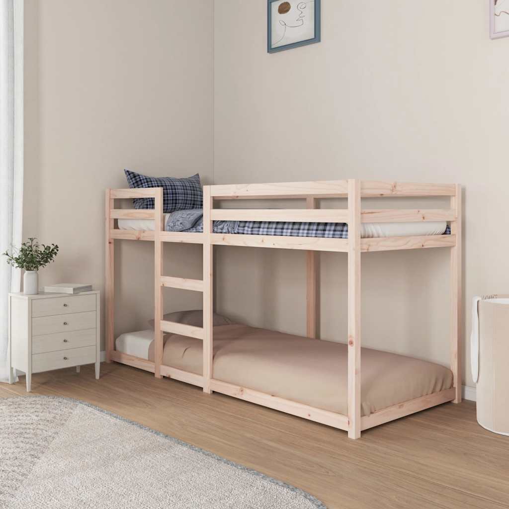 Bunk Bed without Mattress 80x200 cm Solid Wood Pine - Bargainia.com - 8720287215295 - 821649