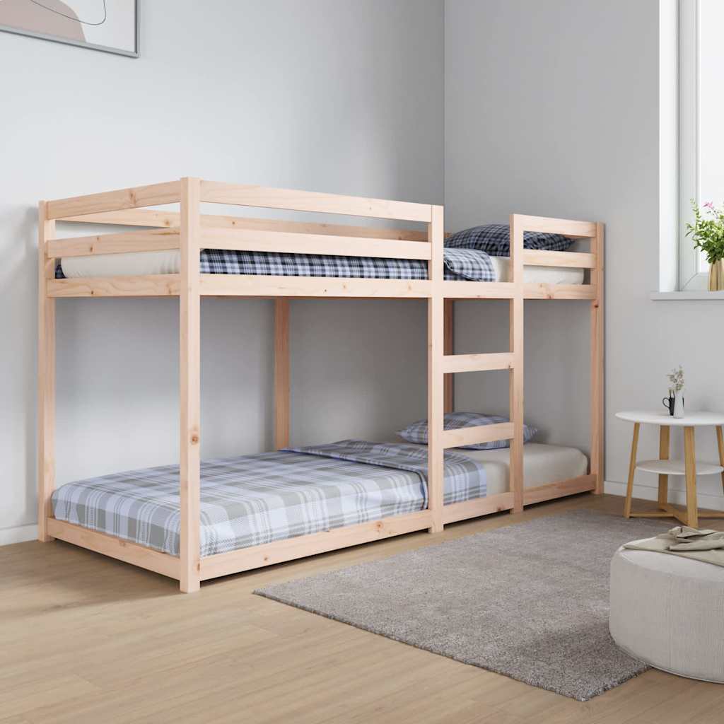 Bunk Bed without Mattress 80x200 cm Solid Wood Pine - Bargainia.com - 8720287215295 - 821649