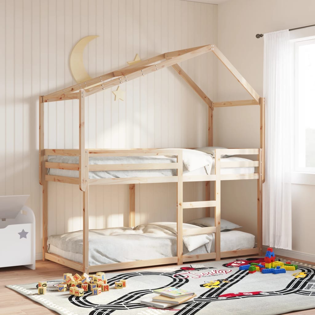 Bunk Bed without Mattress 80x200 cm Solid Wood Pine - Bargainia.com - 8721102669392 - 3282041