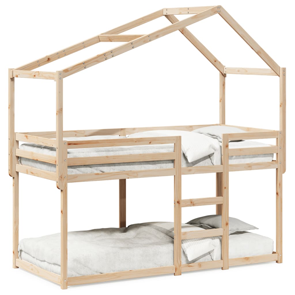 Bunk Bed without Mattress 80x200 cm Solid Wood Pine - Bargainia.com - 8721102669392 - 3282041