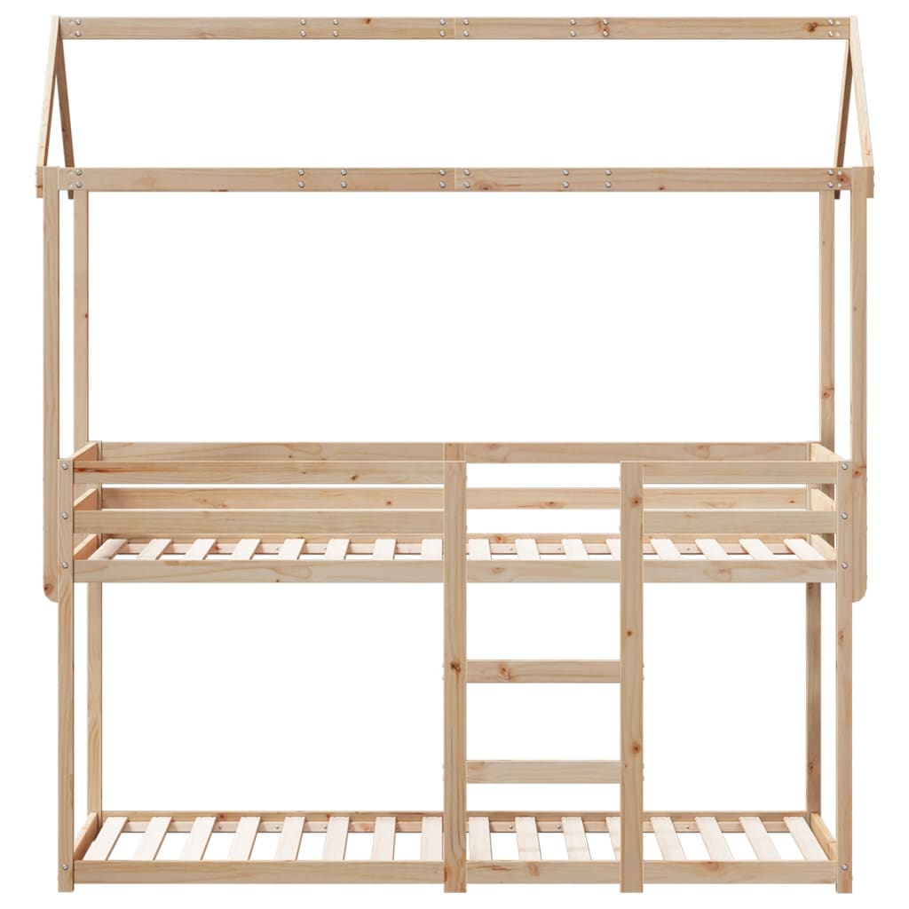Bunk Bed without Mattress 80x200 cm Solid Wood Pine - Bargainia.com - 8721102670190 - 3282121