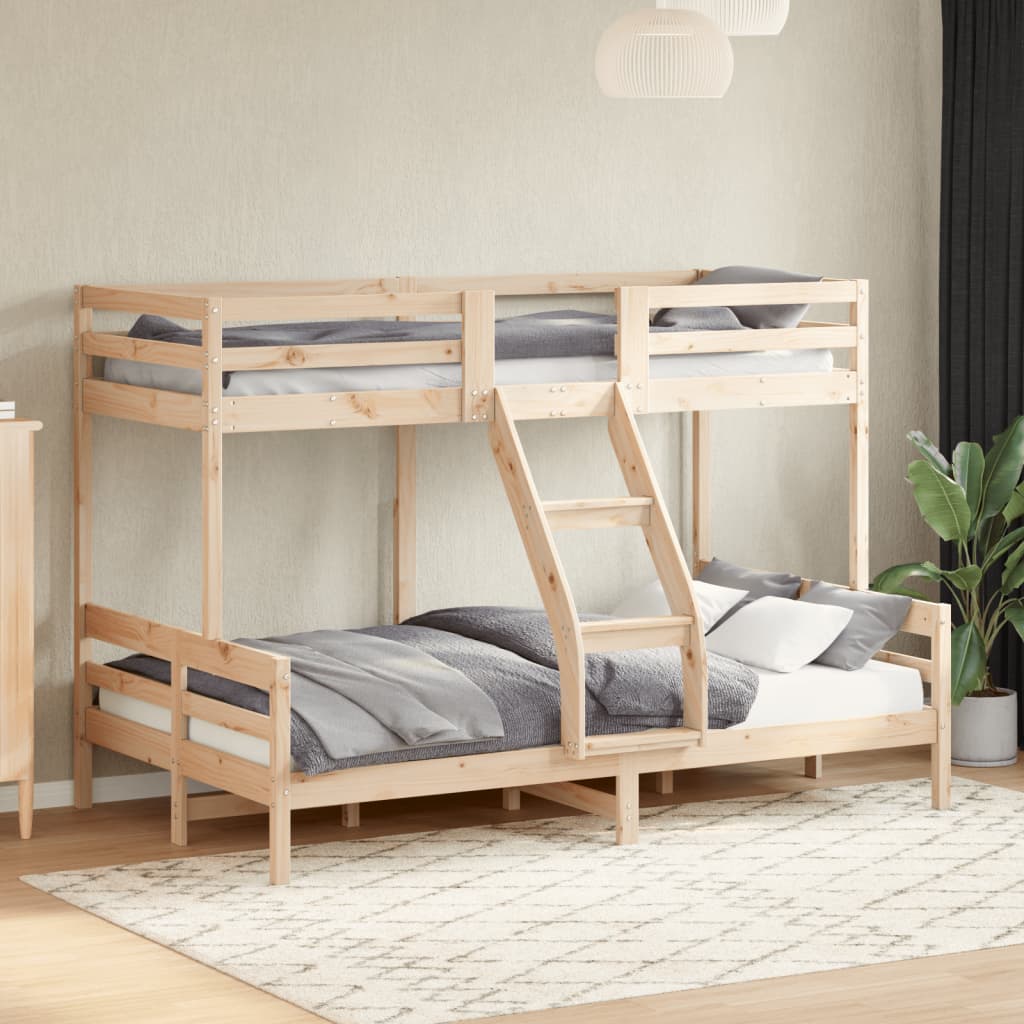 Bunk Bed without Mattress 80x200/120x200 cm Solid Wood - Bargainia.com - 8721012242708 - 3207161