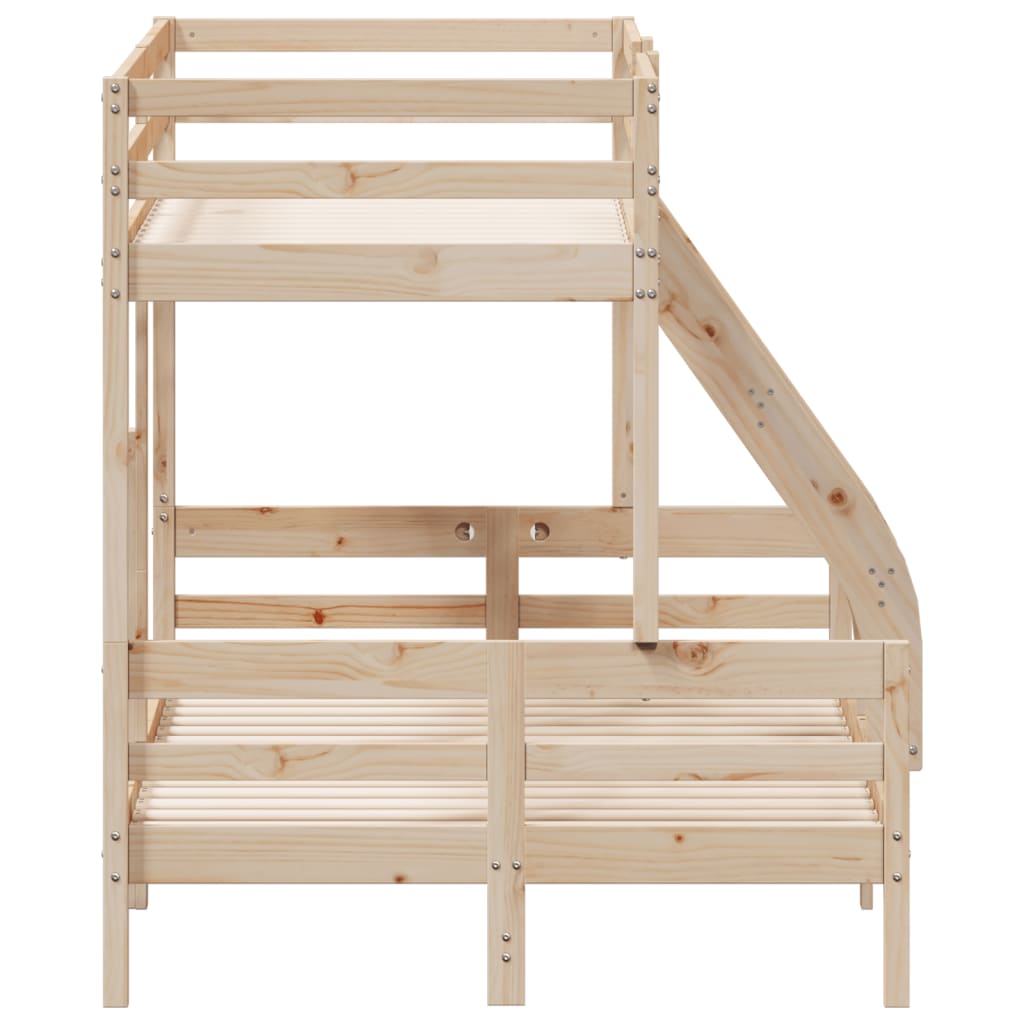 Bunk Bed without Mattress 80x200/120x200 cm Solid Wood - Bargainia.com - 8721012242708 - 3207161