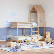 Bunk Bed without Mattress 90x190 cm Single Solid Wood Pine - Bargainia.com - 8721102669002 - 3282002