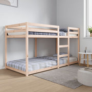 Bunk Bed without Mattress 90x200 cm Solid Wood Pine - Bargainia.com - 8721012215818 - 3206504