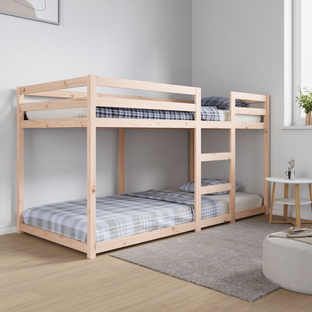 Bunk Bed without Mattress 90x200 cm Solid Wood Pine - Bargainia.com - 8721012215818 - 3206504