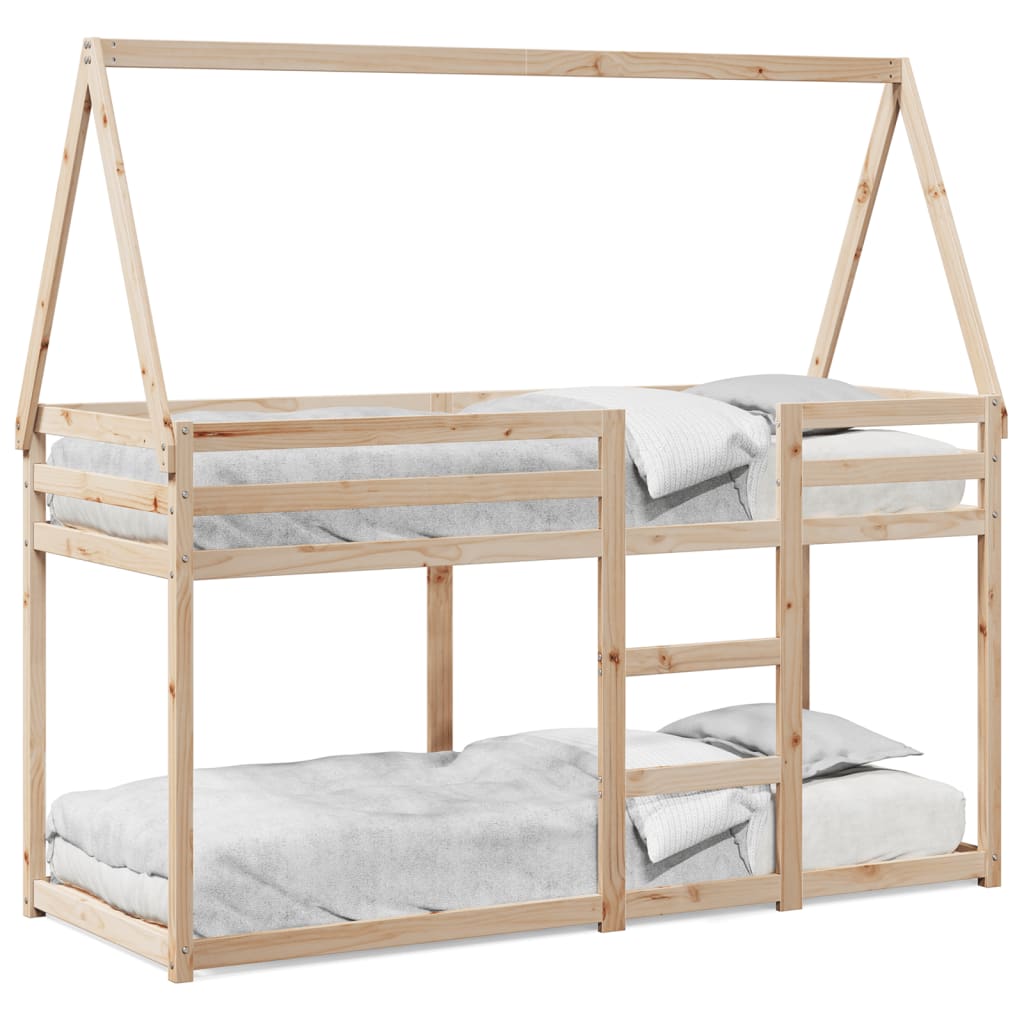 Bunk Bed without Mattress 90x200 cm Solid Wood Pine - Bargainia.com - 8721102669743 - 3282076