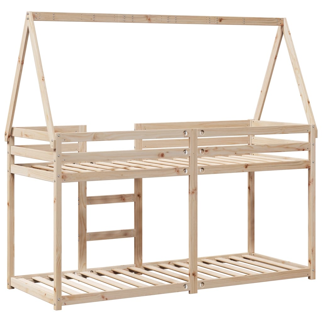 Bunk Bed without Mattress 90x200 cm Solid Wood Pine - Bargainia.com - 8721102669743 - 3282076